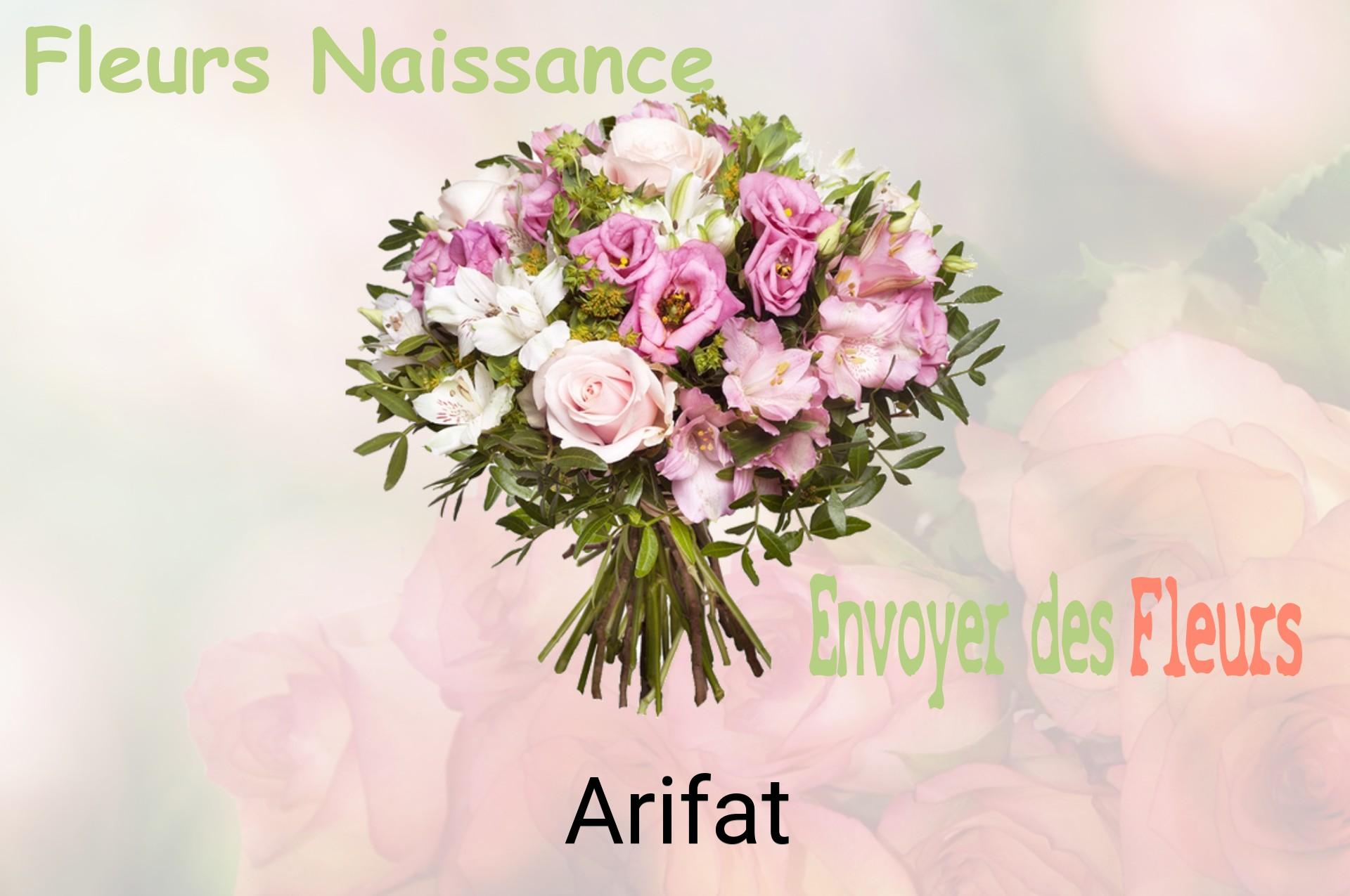 Bouquet de fleurs de naissance livré à Arifat